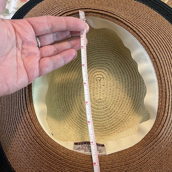 SUN N SAND Size OSFA Floppy Beach Garden Vacation Hat Grosgrain Ribbon Elegant - Picture 9 of 15